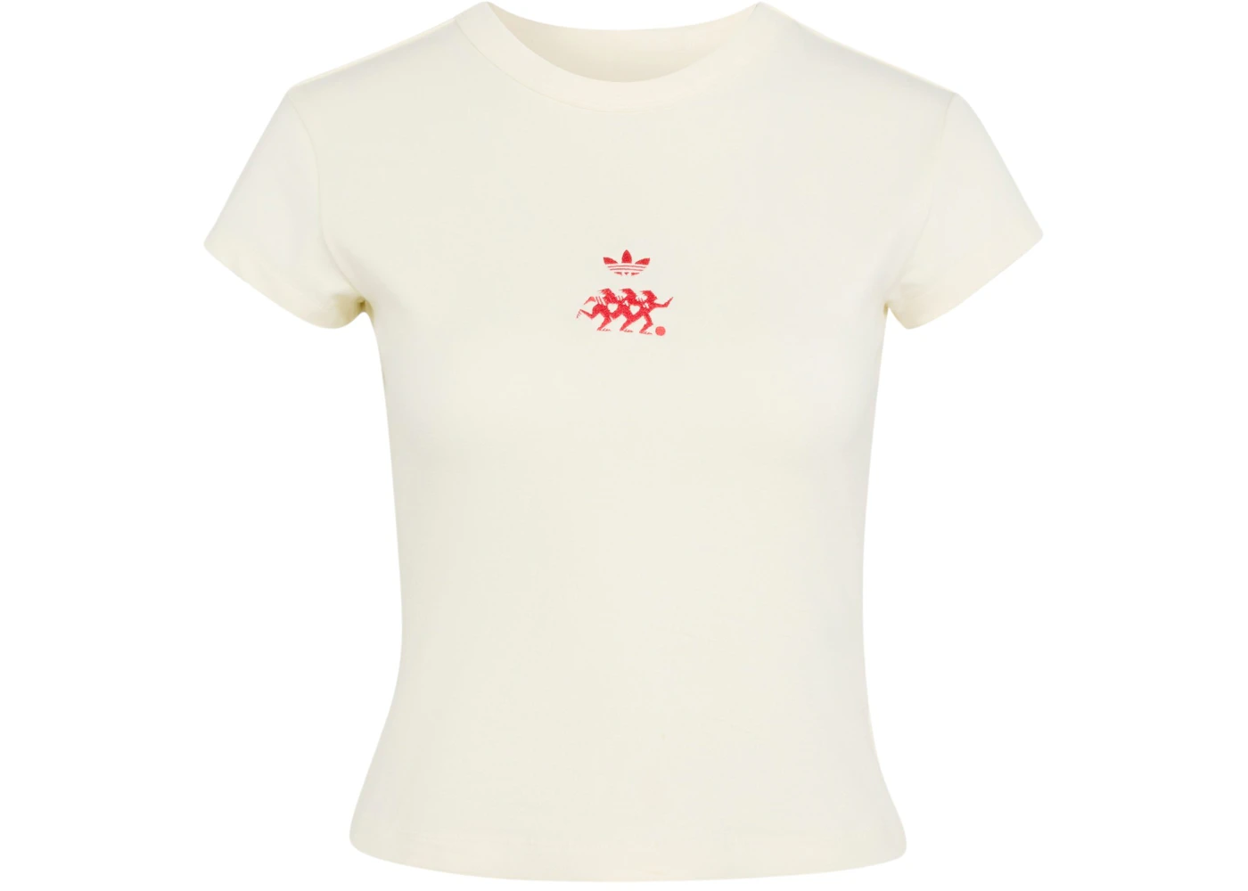adidas Women's Baby Tee Cream White