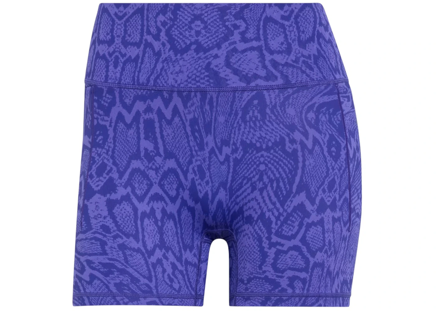 adidas Women's Optime PrimeLift Snake Short Leggings Solar Purple/Pure Purple