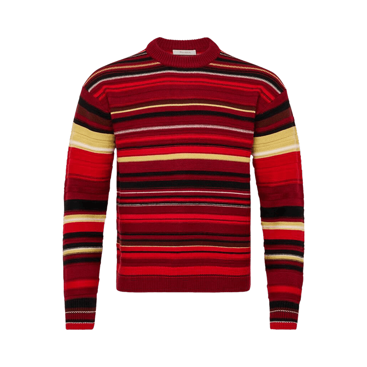 JW Anderson Multi Stripe Jumper 'Red/Multi'