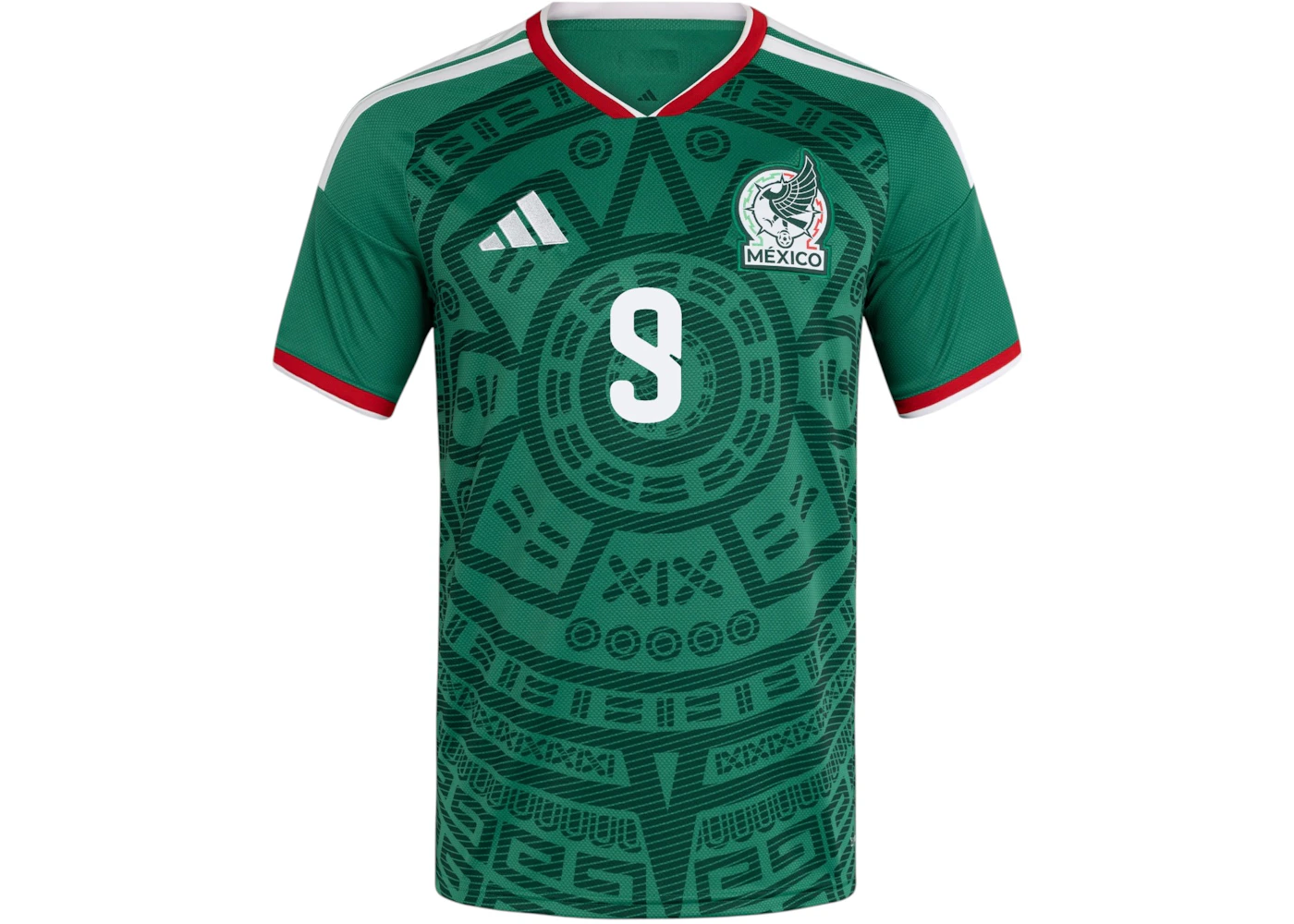 adidas Mexico 26 Home Raul Jersey Bold Green/Soccr-Mxs-Sxb