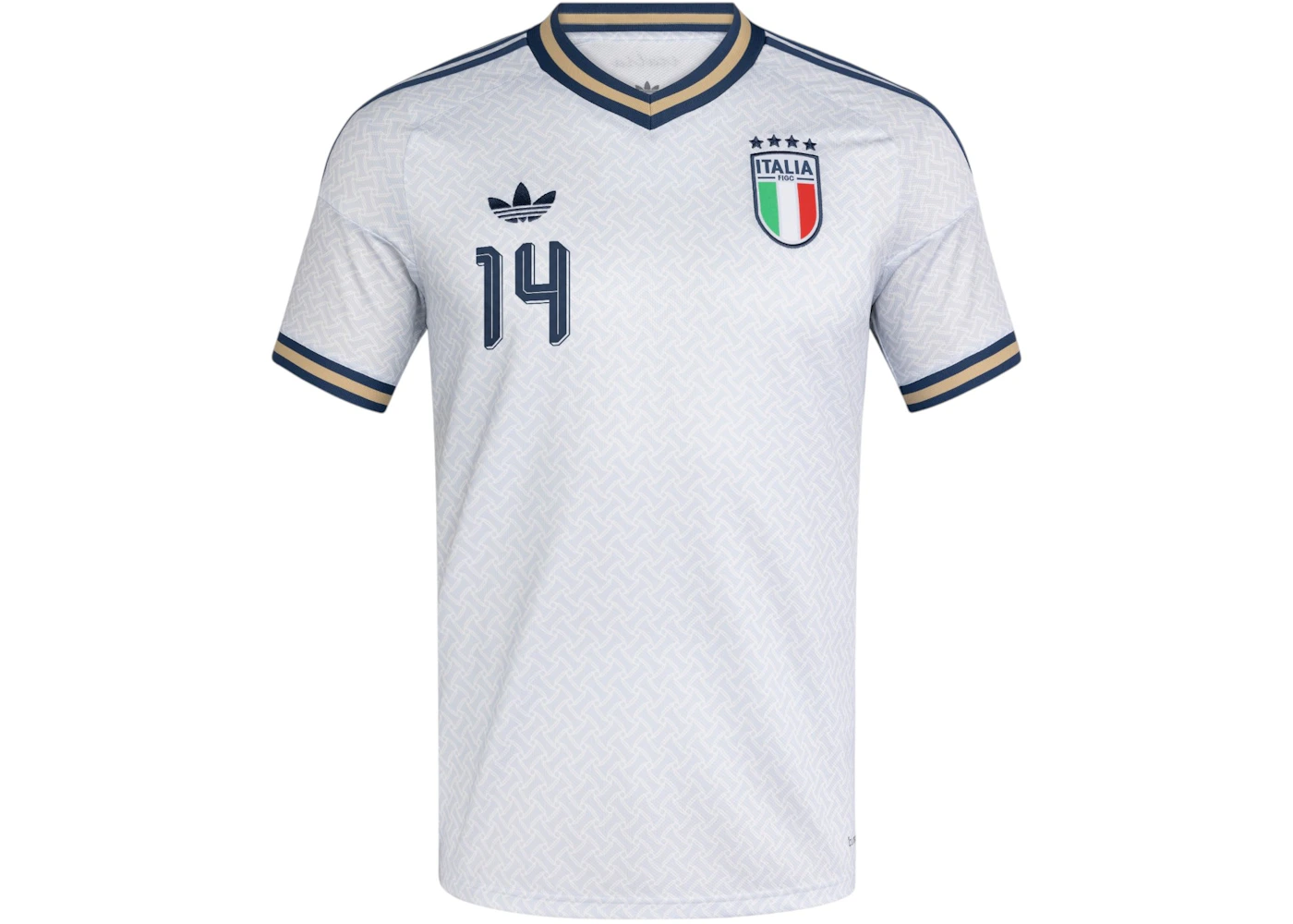adidas Italy 26 Away Chiesa Jersey Aeroblue