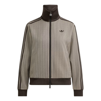 (WMNS) adidas Track Top OG Tweed Jacket Asia Sizing 'Light Brown'