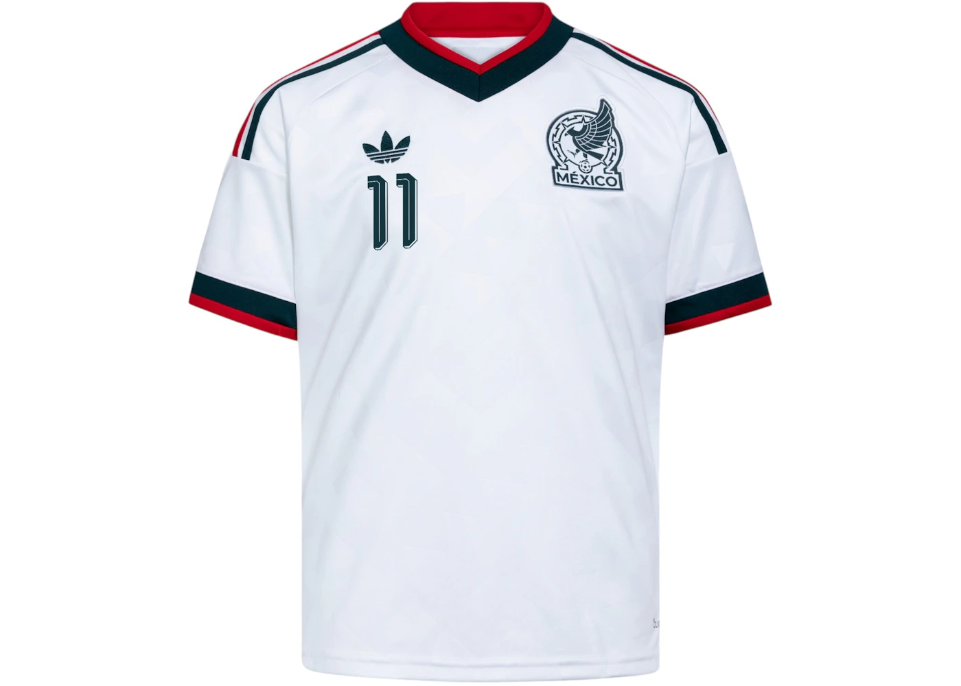 adidas Kids Mexico 26 Away Gimenez Jersey White