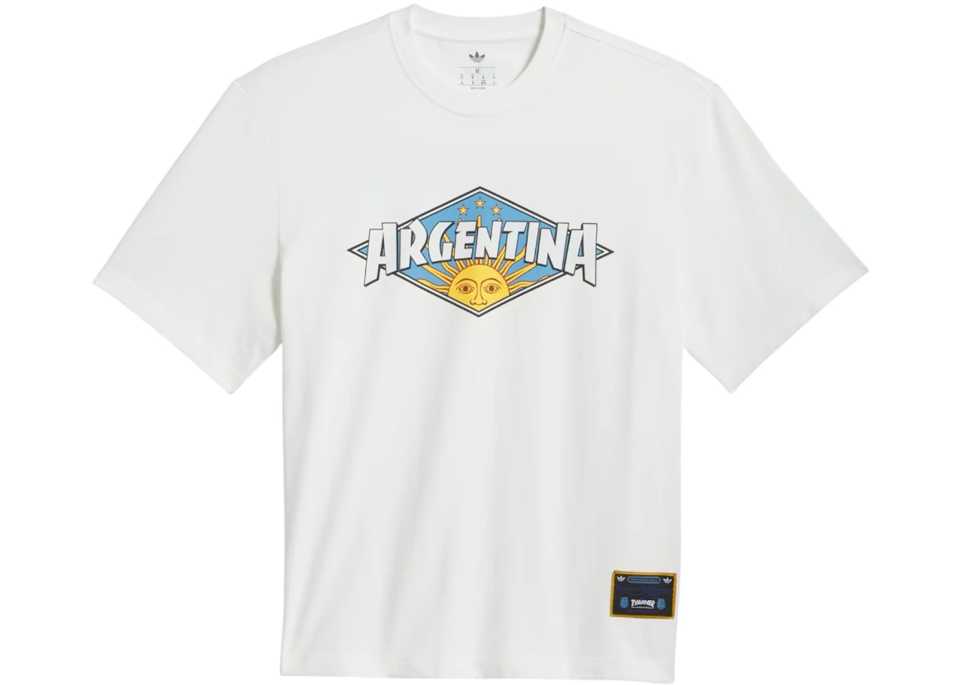 adidas x Thrasher Argentina T-shirt White