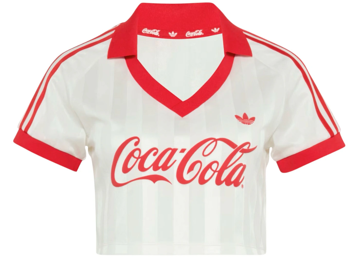 adidas x Coca-Cola Women's Cropped Jersey Core White
