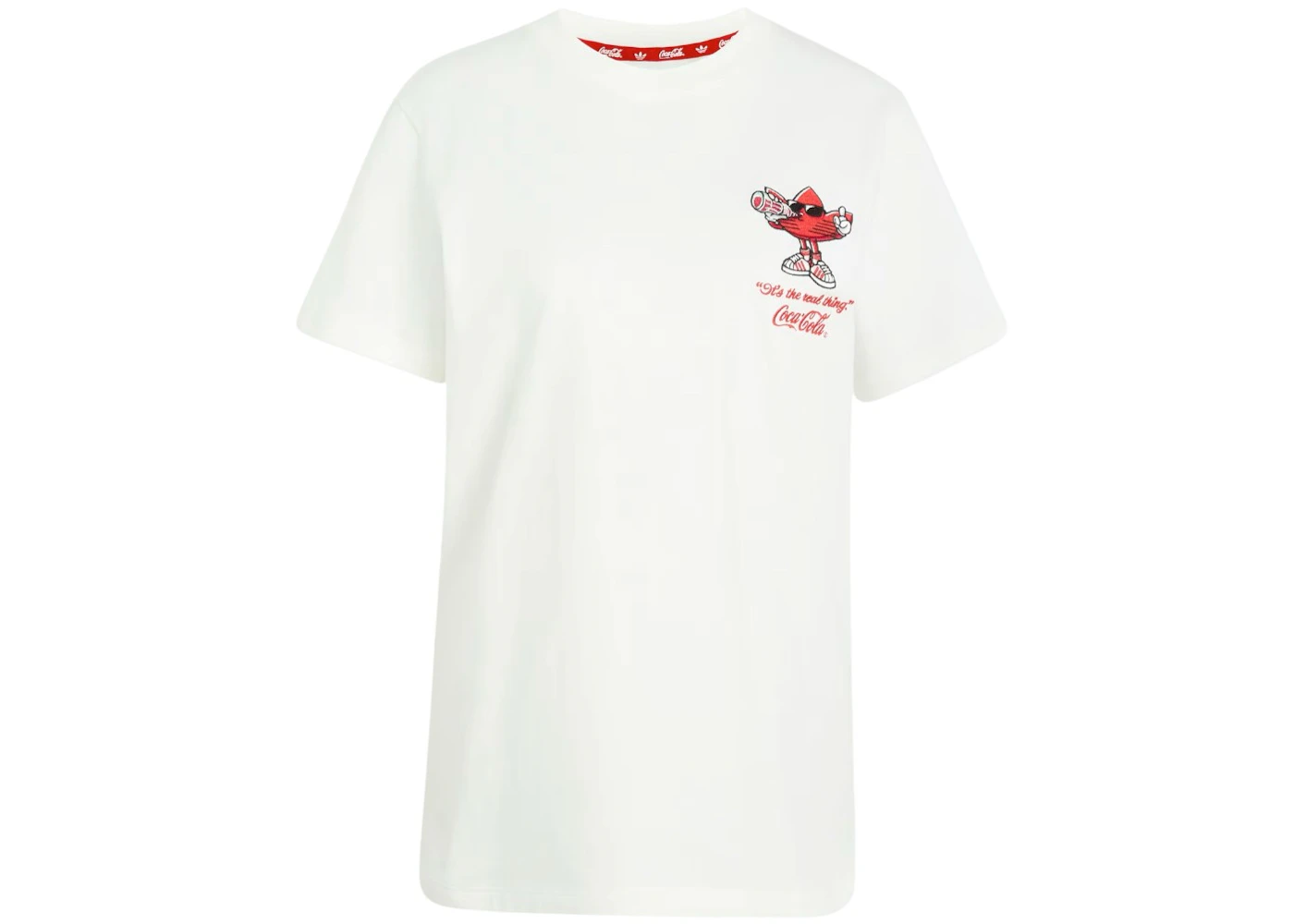 adidas x Coca-Cola Women's GFX Trefi Tee Core White