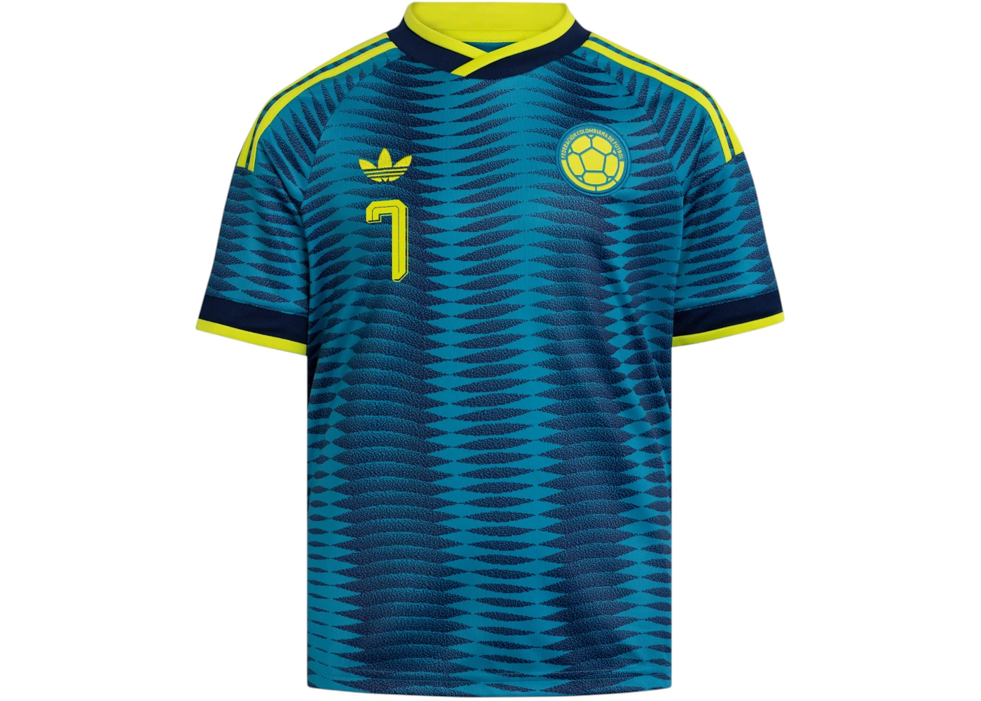 adidas Kids Colombia 26 Away Diaz Jersey Mystery Petrol/Team Navy