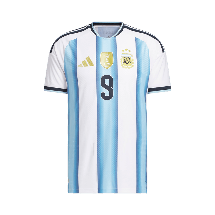 Adidas Argentina 26 Home Alvarez Authentic Jersey 'White/Icey Blue'