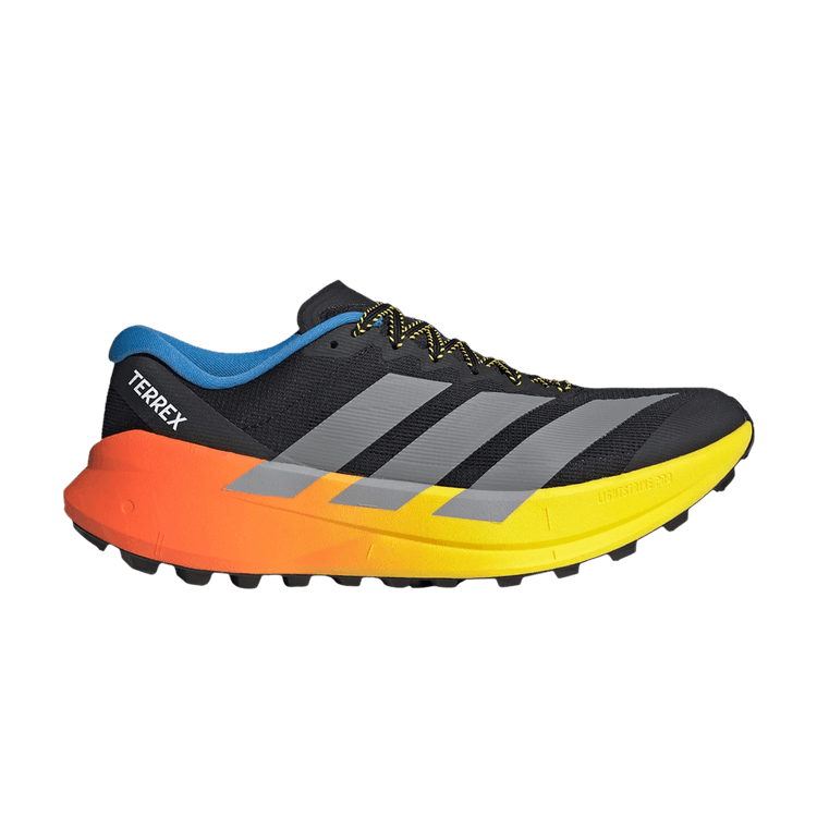 adidas Trail Terrex Agravic SL 'Black Grey Three Semi Impact Orange'