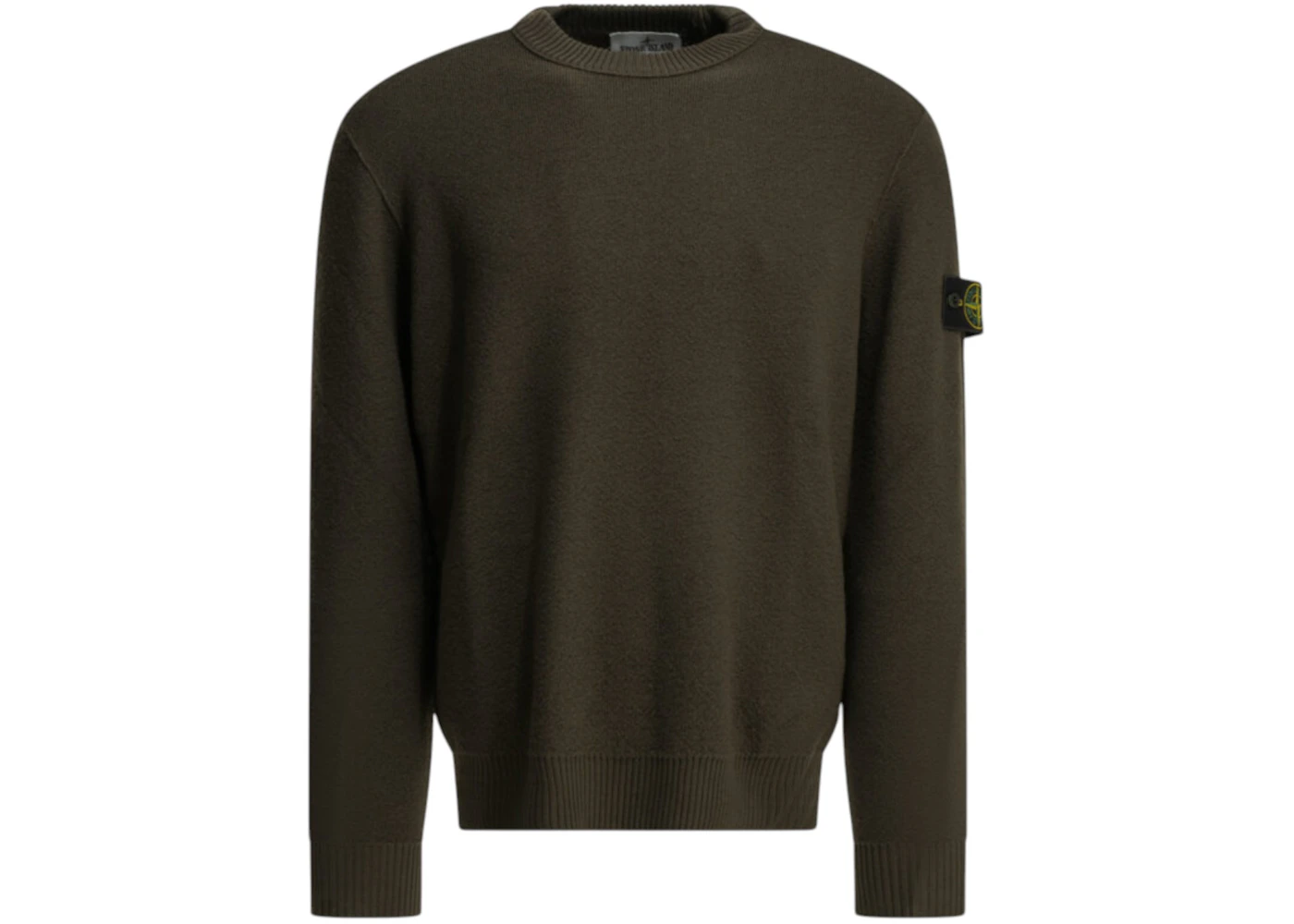 Stone Island Crewneck Logo Sweater Grey