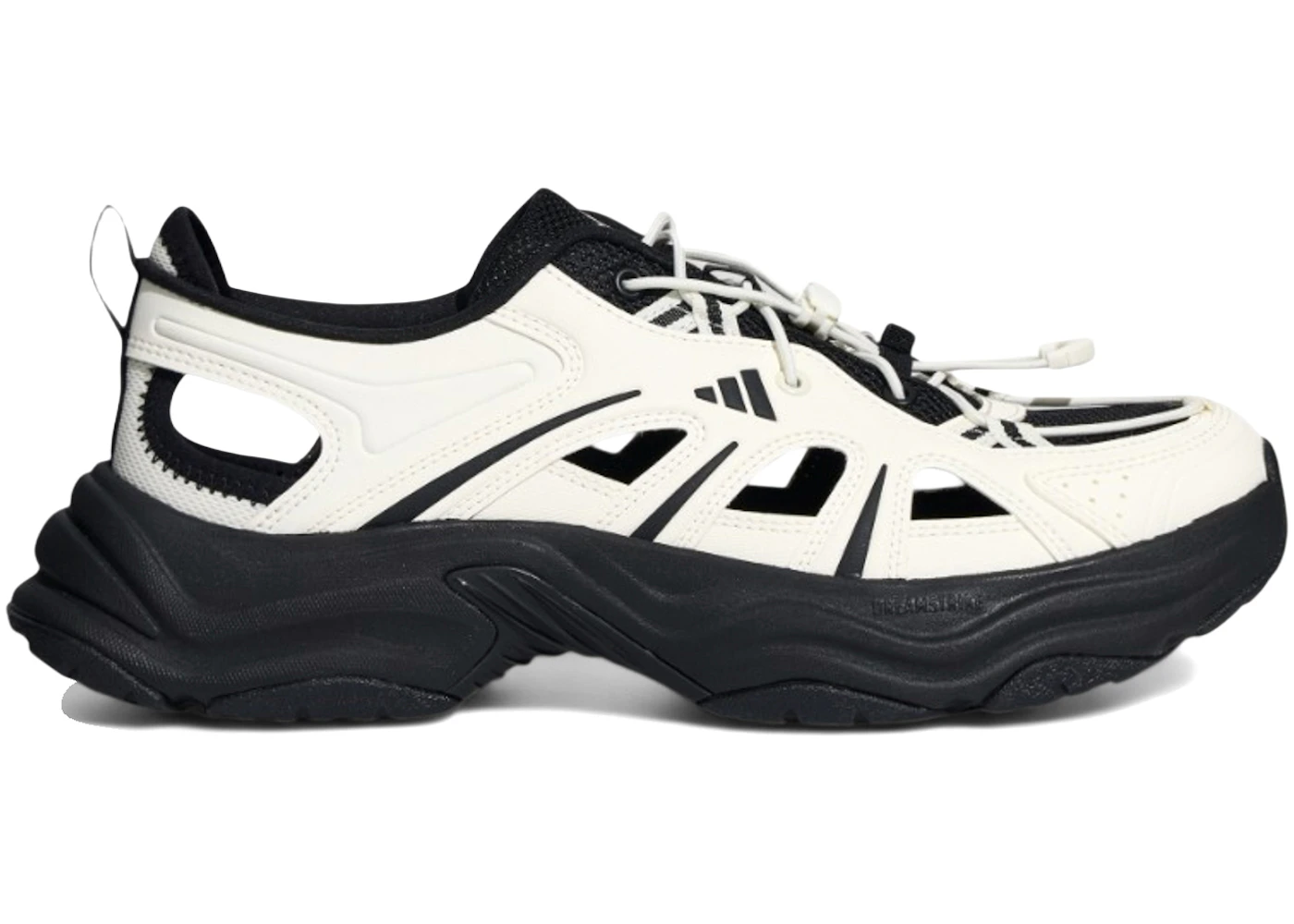 adidas XLG Pin Pulse Sandals Off White Black