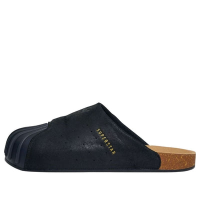 adidas Adimule Slides 'Core Black Gold Metallic'