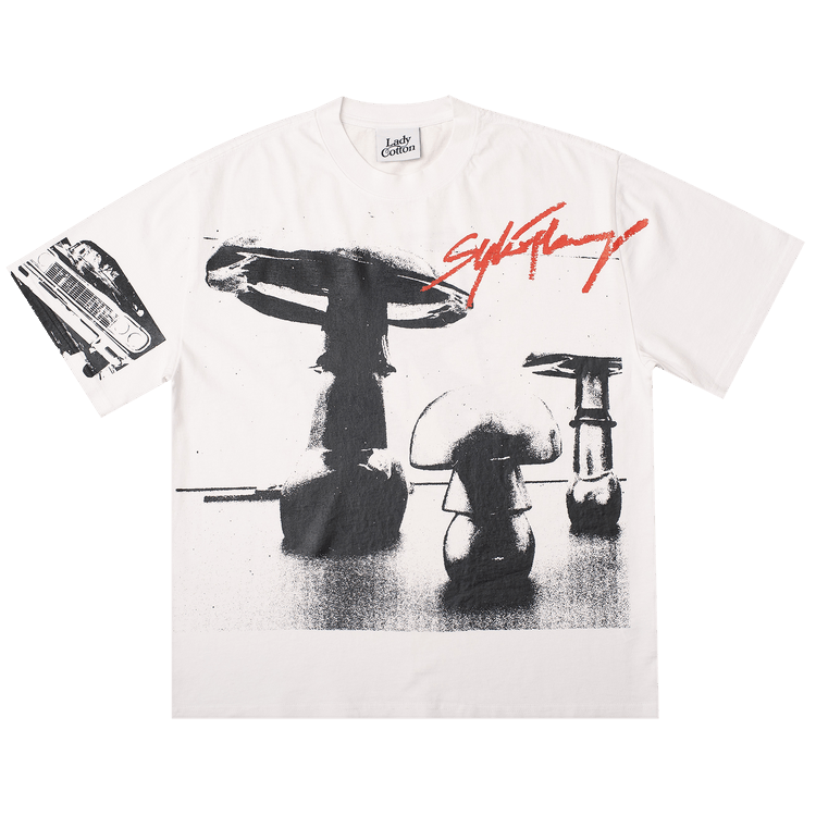 Ladycotton x Sylvie Fleury  Mushrooms Short-Sleeve Tee