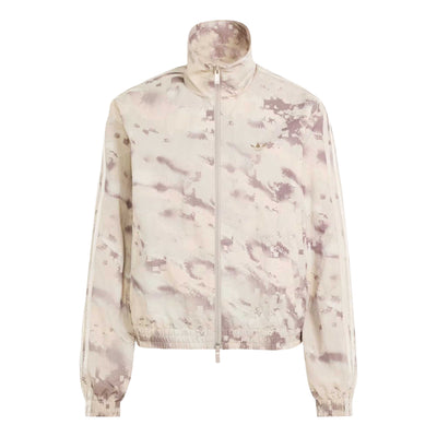 (WMNS) adidas Camouflage Loose Track Top Asia Sizing ' Wonder Beige Wonder White Trace Brown'