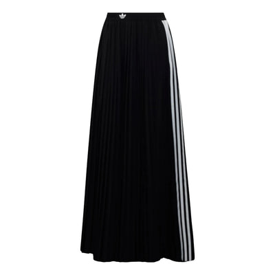 (WMNS) adidas Plisse 3-Stripes Track Pants Asia Sizing 'Black'