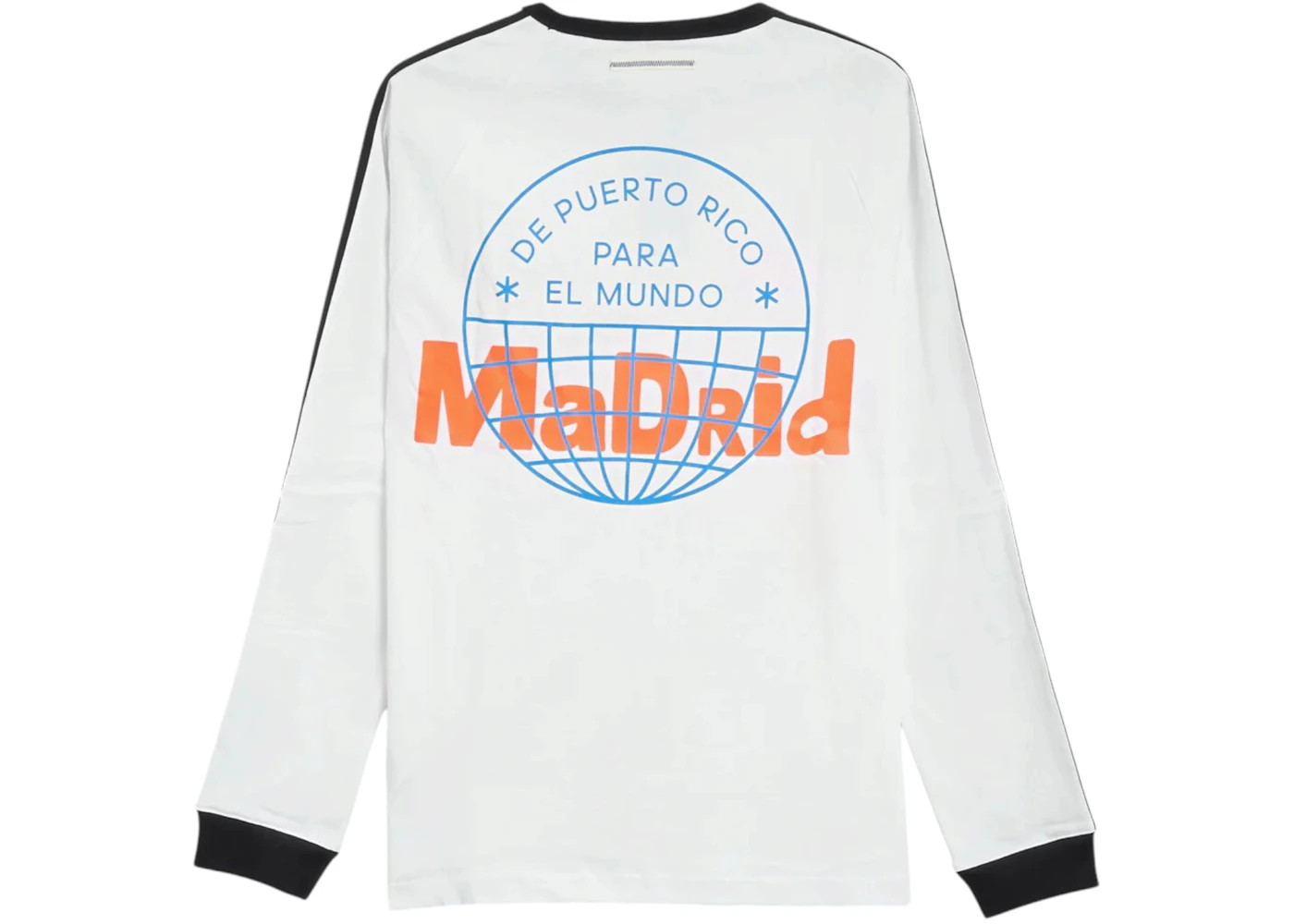 adidas x Bad Bunny DtMF Tour Madrid Long-Sleeved T-shirt White