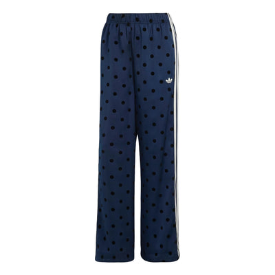 (WMNS) adidas Satin Polka Dots Wide Leg Pant Asia Sizing 'Night Indigo'
