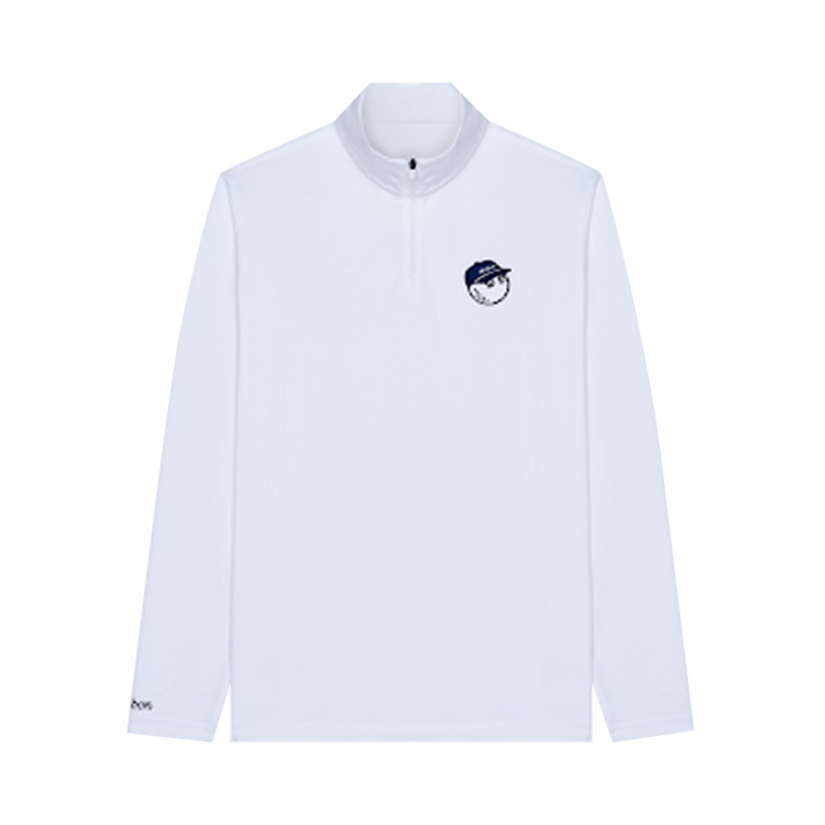 Malbon Flyer Mid Layer Sweatshirt 'White'