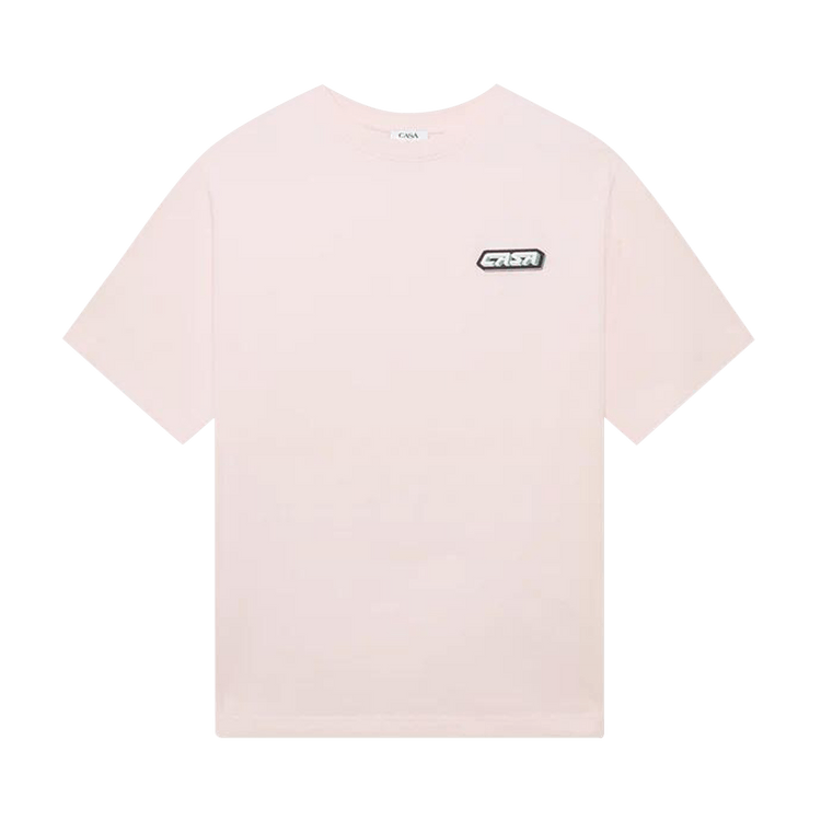 Casablanca Casa Racing PVC Patch Oversized T-Shirt 'Pink'