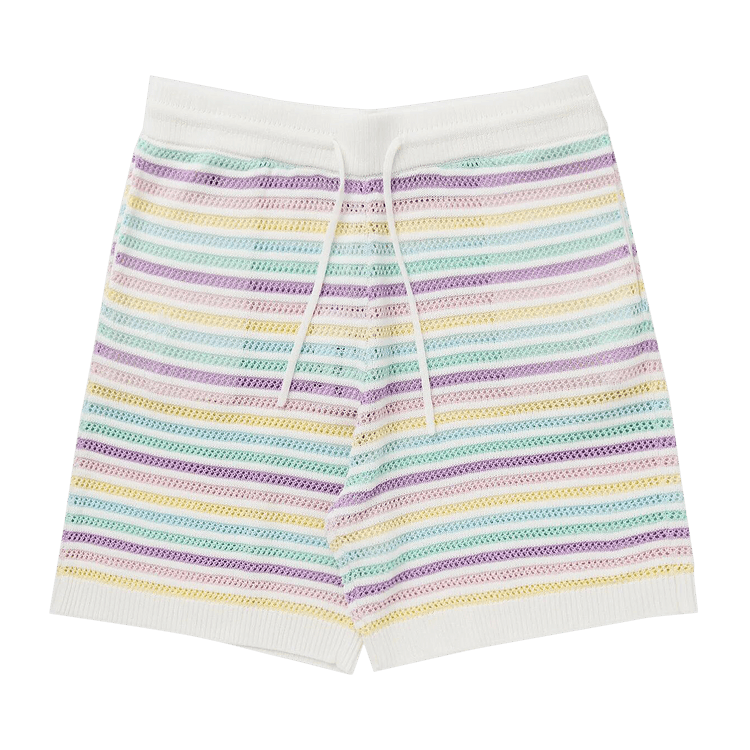 Casablanca Flower Crochet Shorts 'Multicolor'
