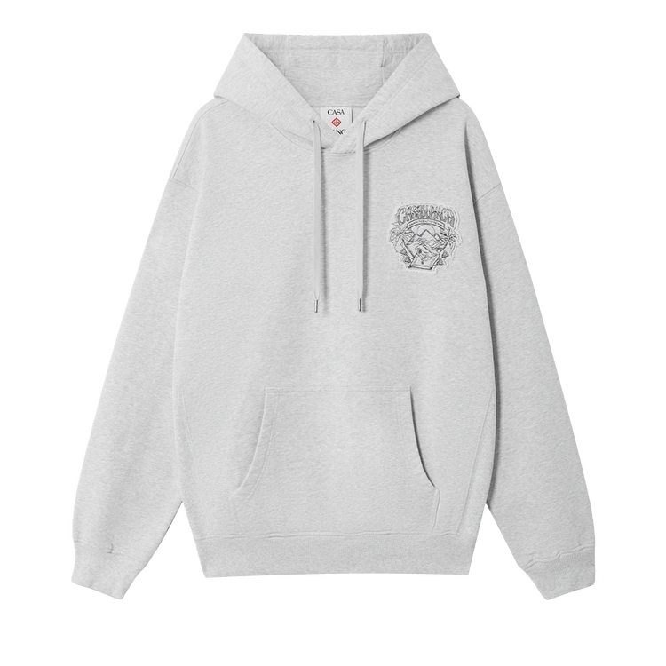 Casablanca Eveil Ancestral Applique Classic Sweatshirt 'Grey'