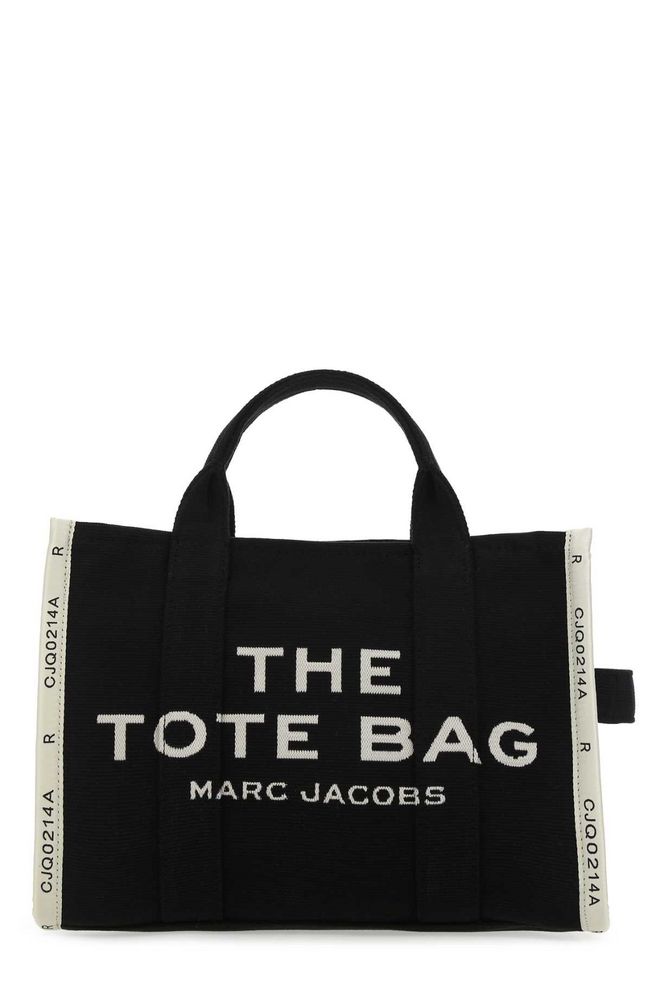Marc Jacobs The Jacquard Logo Detailed Medium Tote Bag
