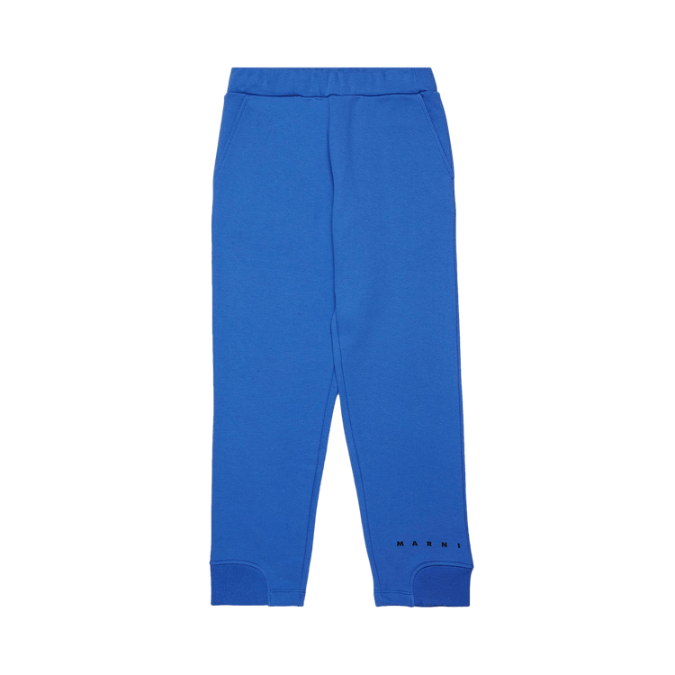 Marni Kids Unbrushed Fleece Sweatpants 'Blue'