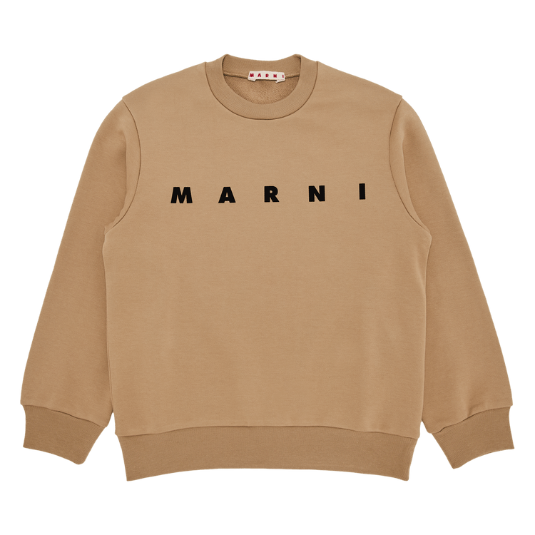 Marni Kids Unbrushed Fleece Sweatshirt 'Tan'