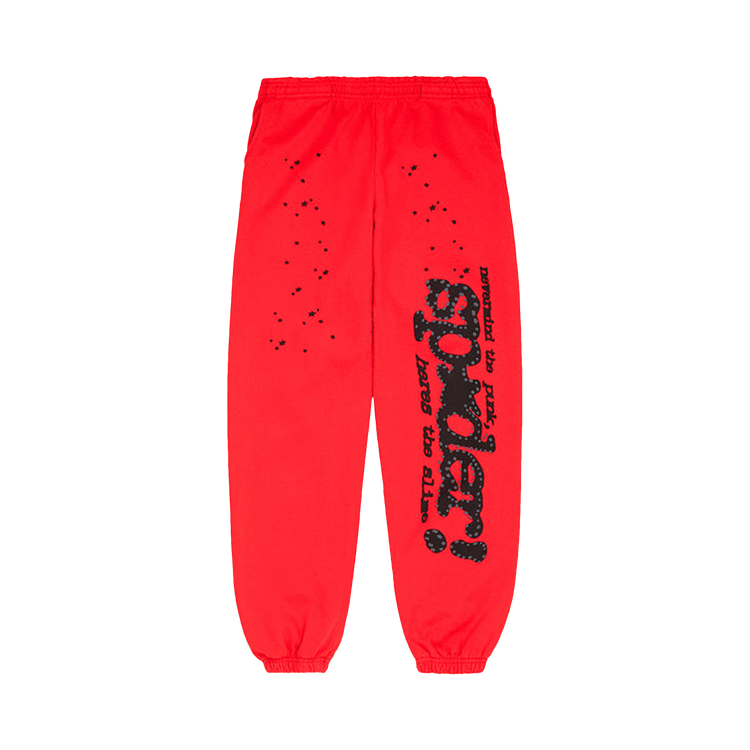 Sp5der P*NK V2 Sweatpant 'Red'