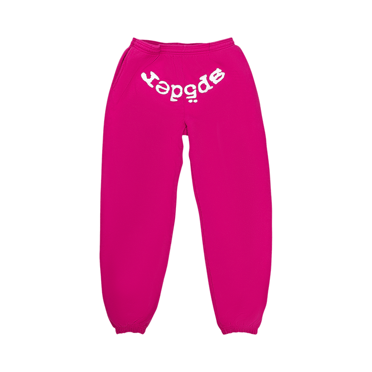 Sp5der Legacy Sweatpant 'Pink/White'
