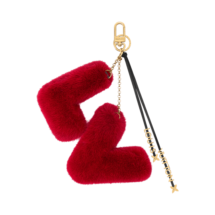 Louis Vuitton LV Initials Key Holder And Bag Charm 'Red'