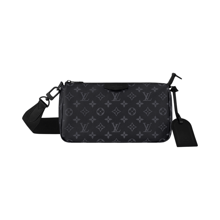 Louis Vuitton Pochette Accessoire Xl 'Black Monogram Eclipse Canvas'
