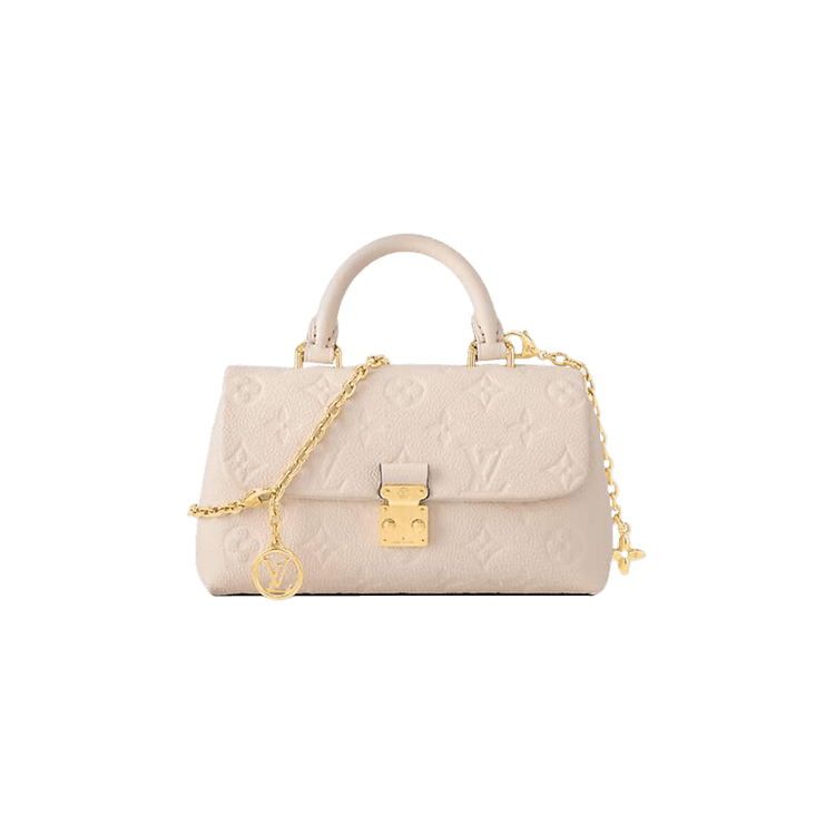 Louis Vuitton Nano Madeleine 'Cream Monogram Embossed Empreinte Cowhide Leather'