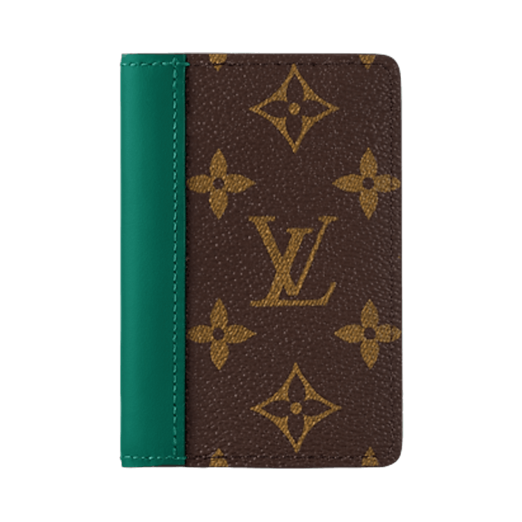 Louis Vuitton Pocket Organizer 'Borneo Green/Brown Monogram Canvas'