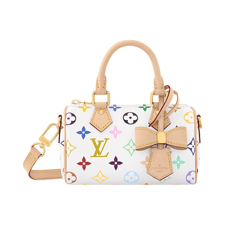 Louis Vuitton x Takashi Murakami Nano Speedy 'Multicolor/White Monogram Canvas'