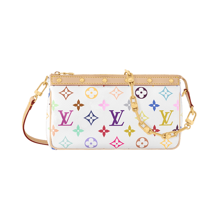 Louis Vuitton x Takashi Murakami Pochette Accessoires 'Multicolor/White Monogram Canvas'