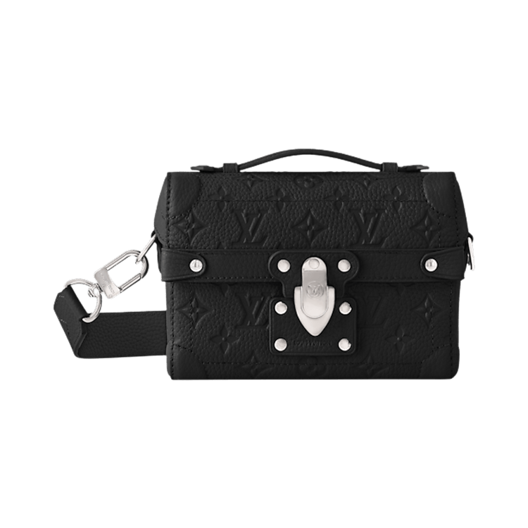 Louis Vuitton Soul Trunk 'Black Embossed Taurillon Monogram Cowhide Leather'