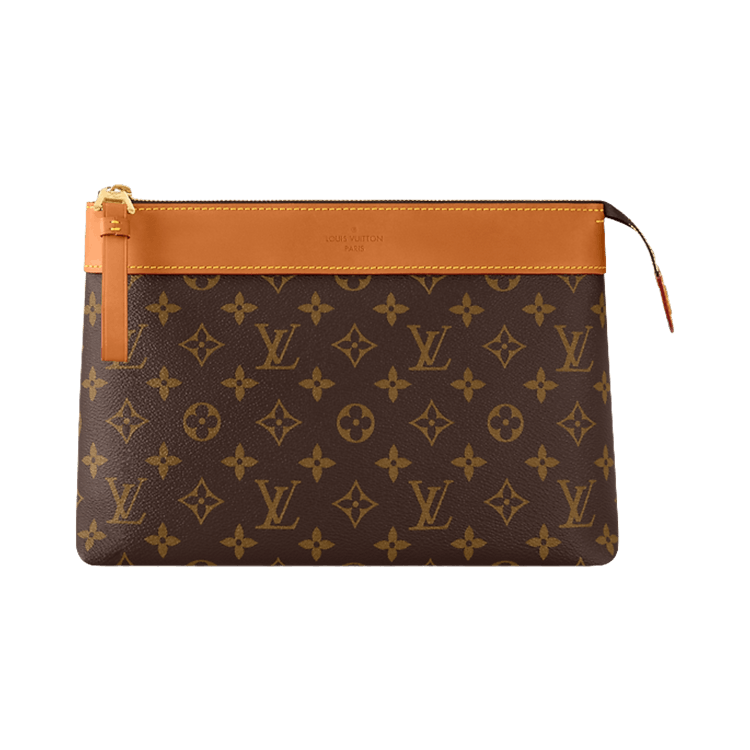 Louis Vuitton Pochette Voyage Souple 'Brown Monogram Canvas'