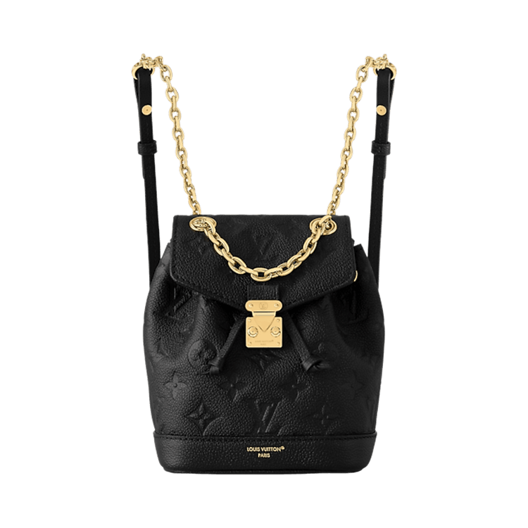 Louis Vuitton Nano Noé Backpack 'Black Monogram Embossed Empreinte Cowhide Leather'