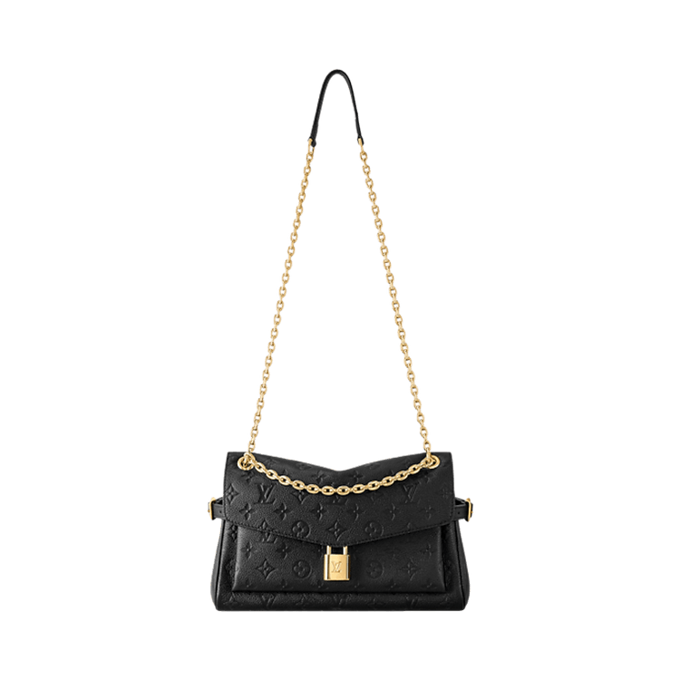 Louis Vuitton Anytime Flap Bag 'Black Monogram Embossed Empreinte Cowhide Leather'