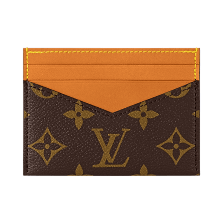 Louis Vuitton Triple Card Holder 'Brown Monogram Canvas'