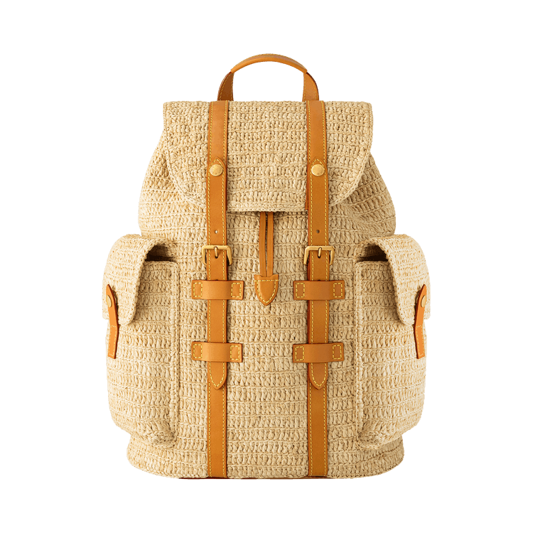 Louis Vuitton Christopher PM 'Natural Beige Natural Raffia'
