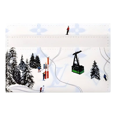 LOUIS VUITTON Ski Double Card Case 'White'
