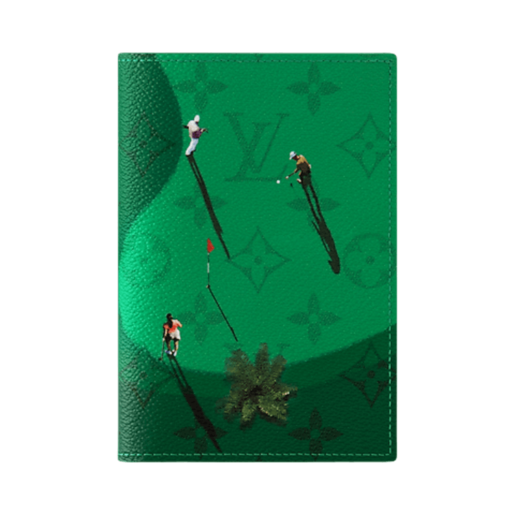 Louis Vuitton Passport Cover 'Golf Green Monogram Canvas'