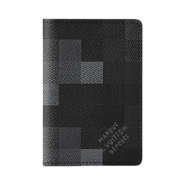 Louis Vuitton Pocket Organizer 'Damoflage Black Canvas'