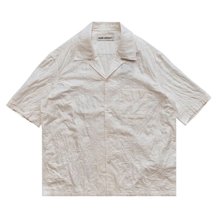 Our Legacy Heusen Shortsleeve Shirt 'White'
