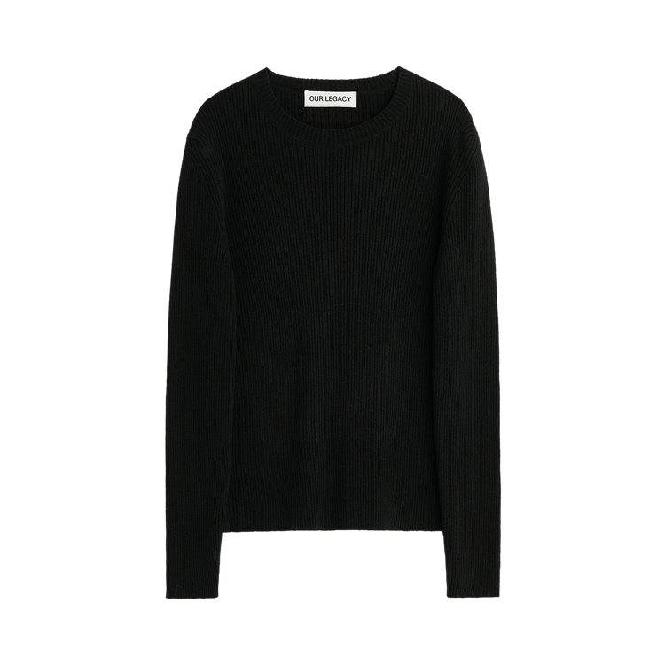 Our Legacy Compact Roundneck Almost Refined Silk 'Black'