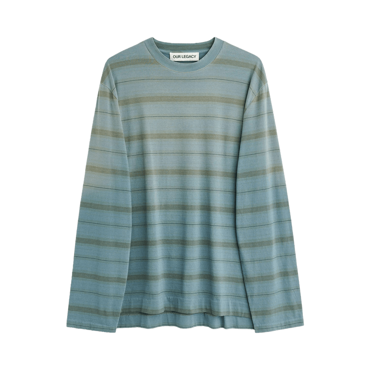 Our Legacy Box Long-Sleeve Tee 'Spray Fade/Ghost Stripe'