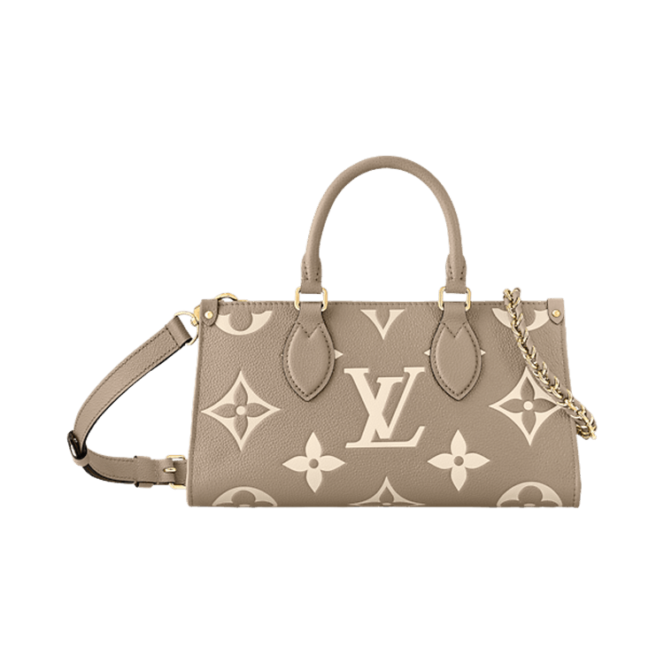 Louis Vuitton Onthego East West 'Tourterelle Gray/Cream Monogram Embossed Empreinte Cowhide Leather'
