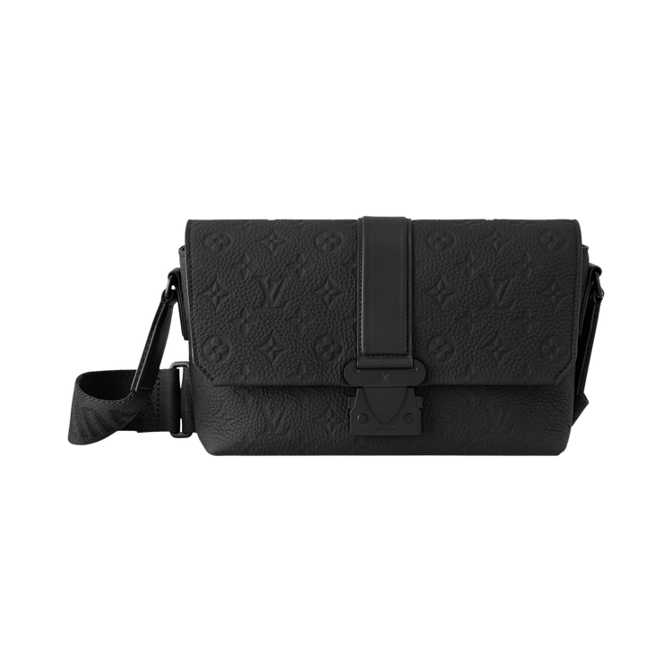 Louis Vuitton S-Cape Messenger 'Black Embossed Cowhide Monogram Taurillon Leather'